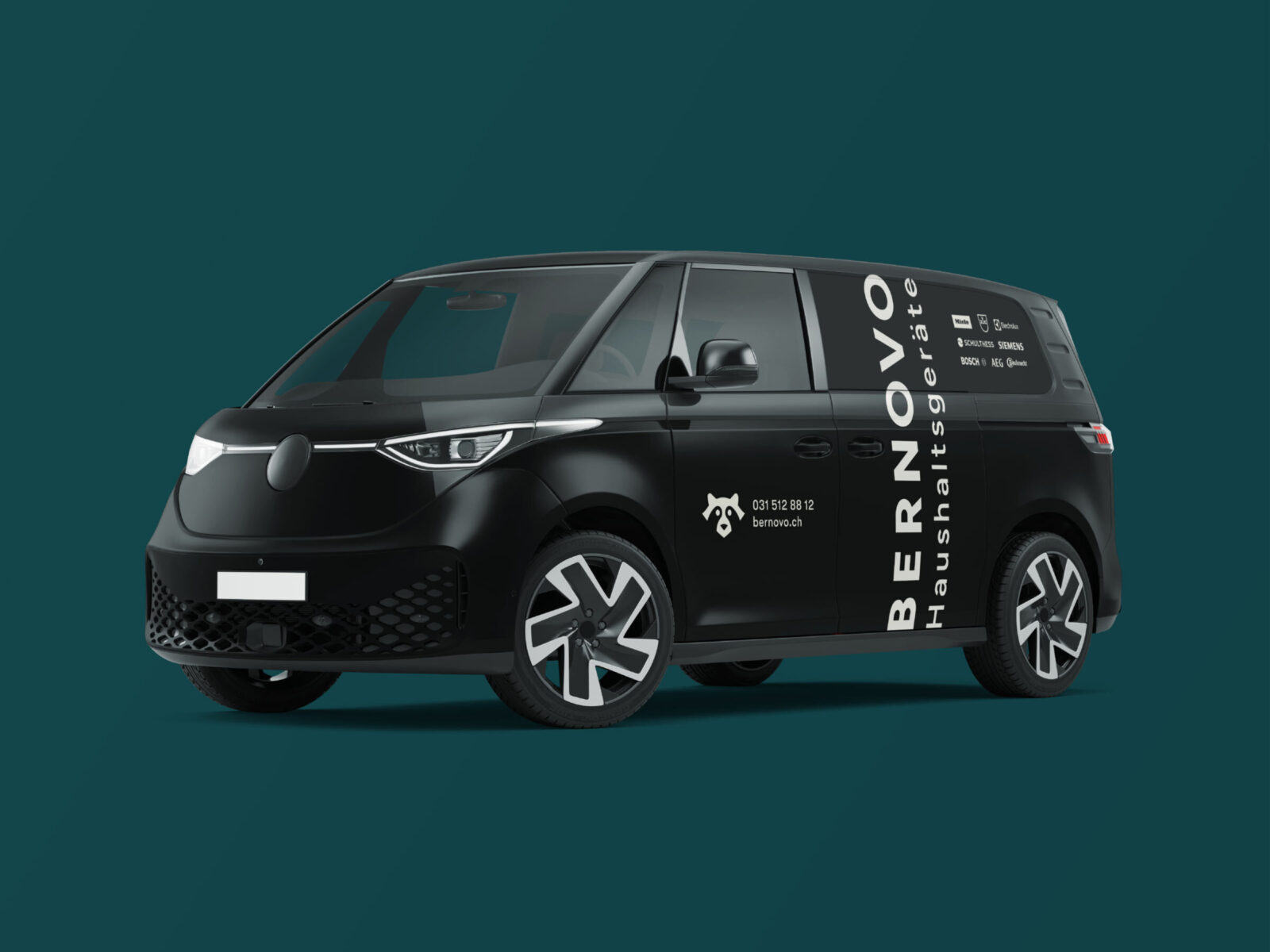 Corporate Design Bernovo AG 10 01 Autobeschriftung