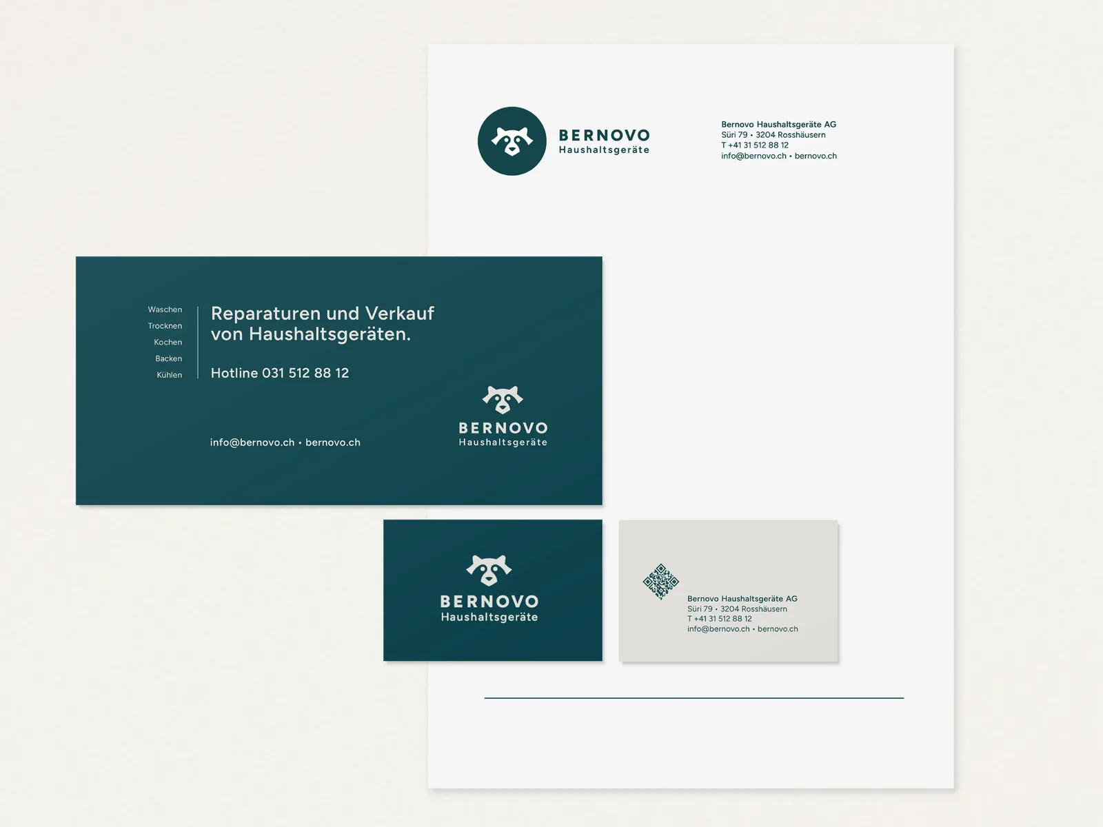 Corporate Design Bernovo AG 11 Briefschaft