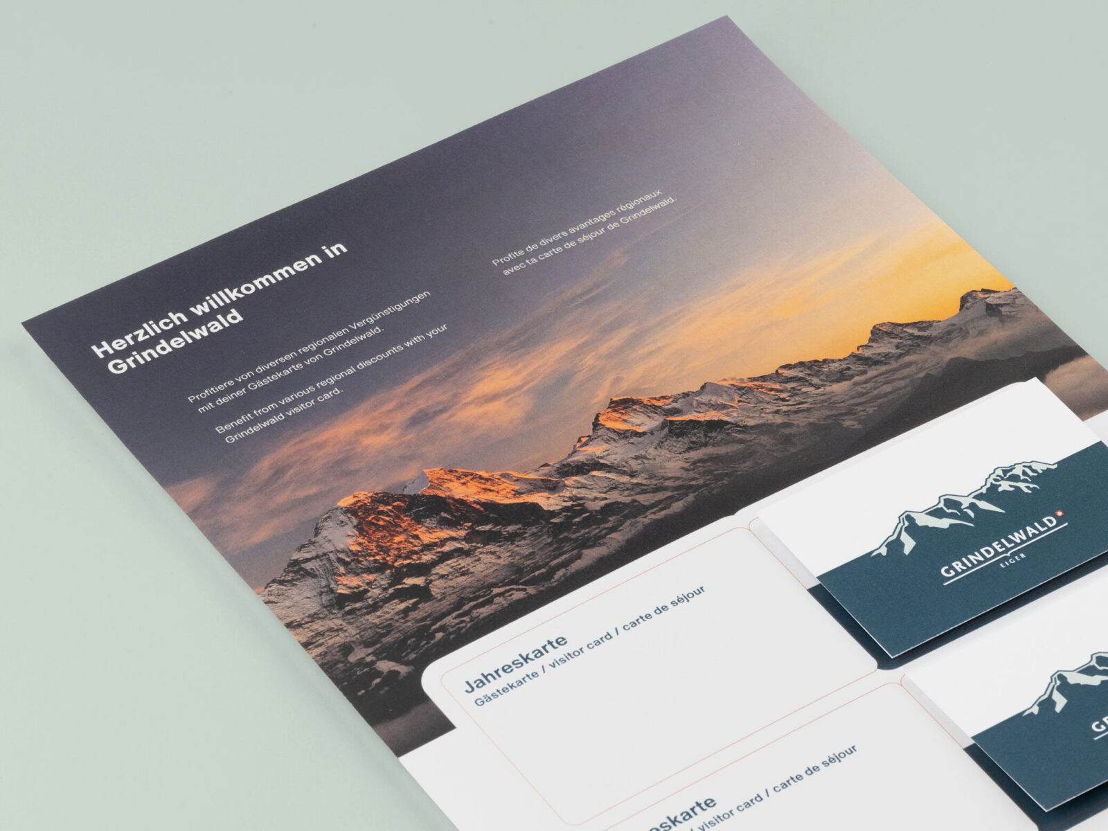 Grindelwald Tourismus Corporate Design Gaestekarten 01