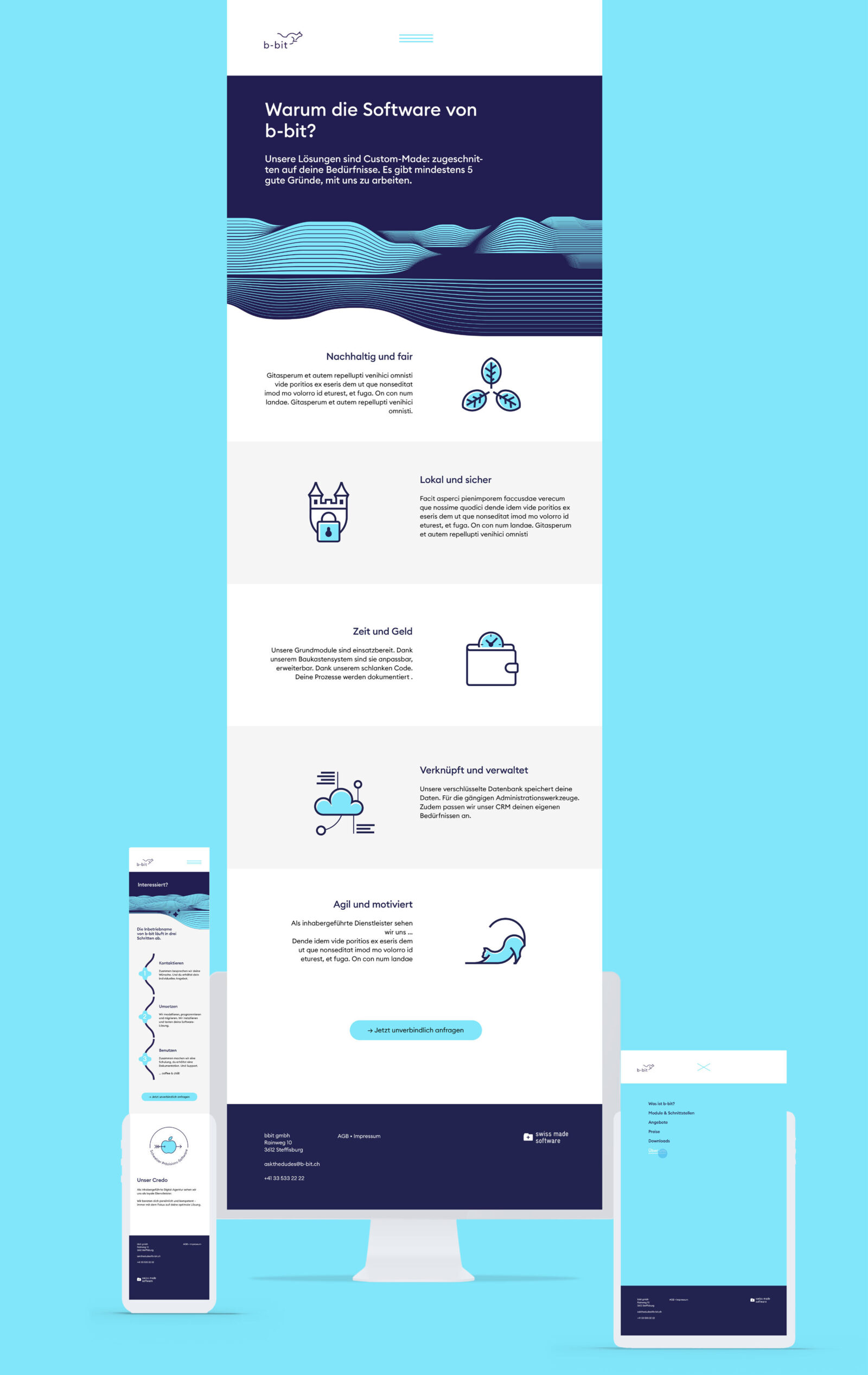 B bit UX Mockup 01 blau